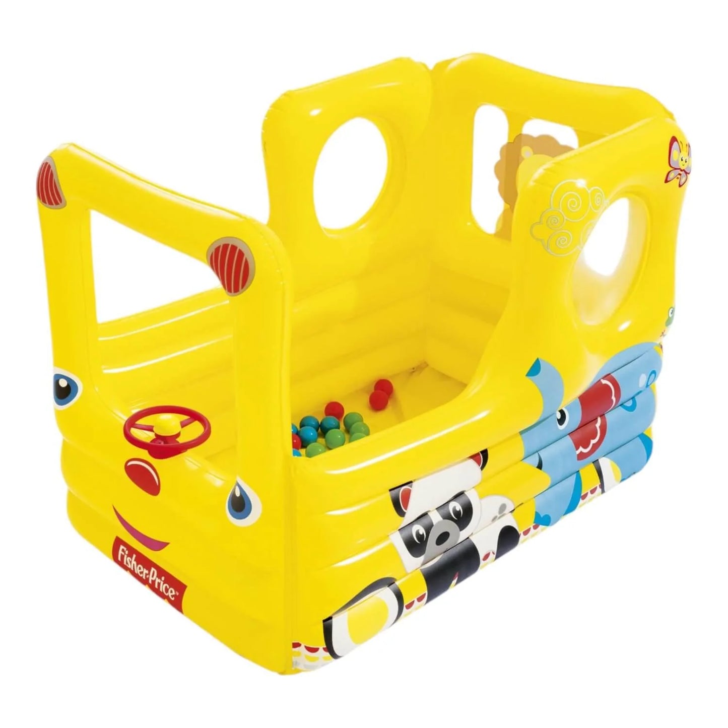 Piscina Bus inflable con pelotas 137X96X96Cms Fisher Price