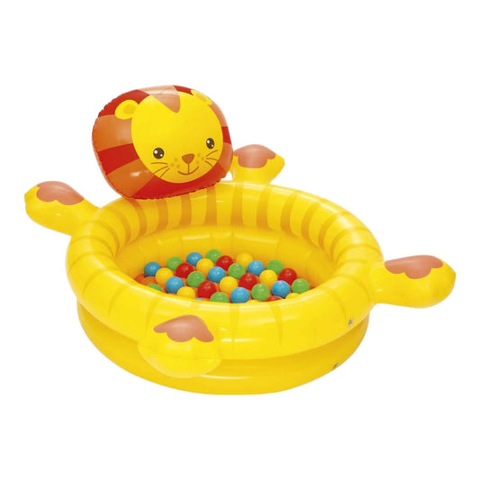 Piscina Leon inflable con Pelotas 111 X98X61.5 Cms Bestway