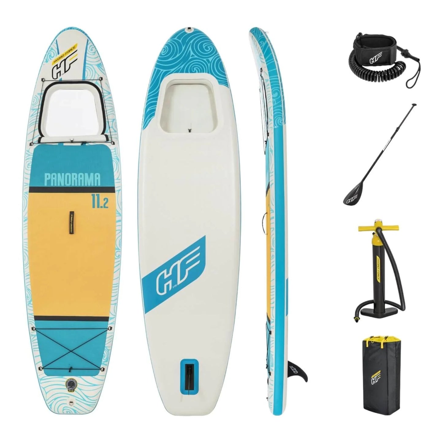 Stand Up Paddle Inflable Set con ventana 340x89x15cm Bestway