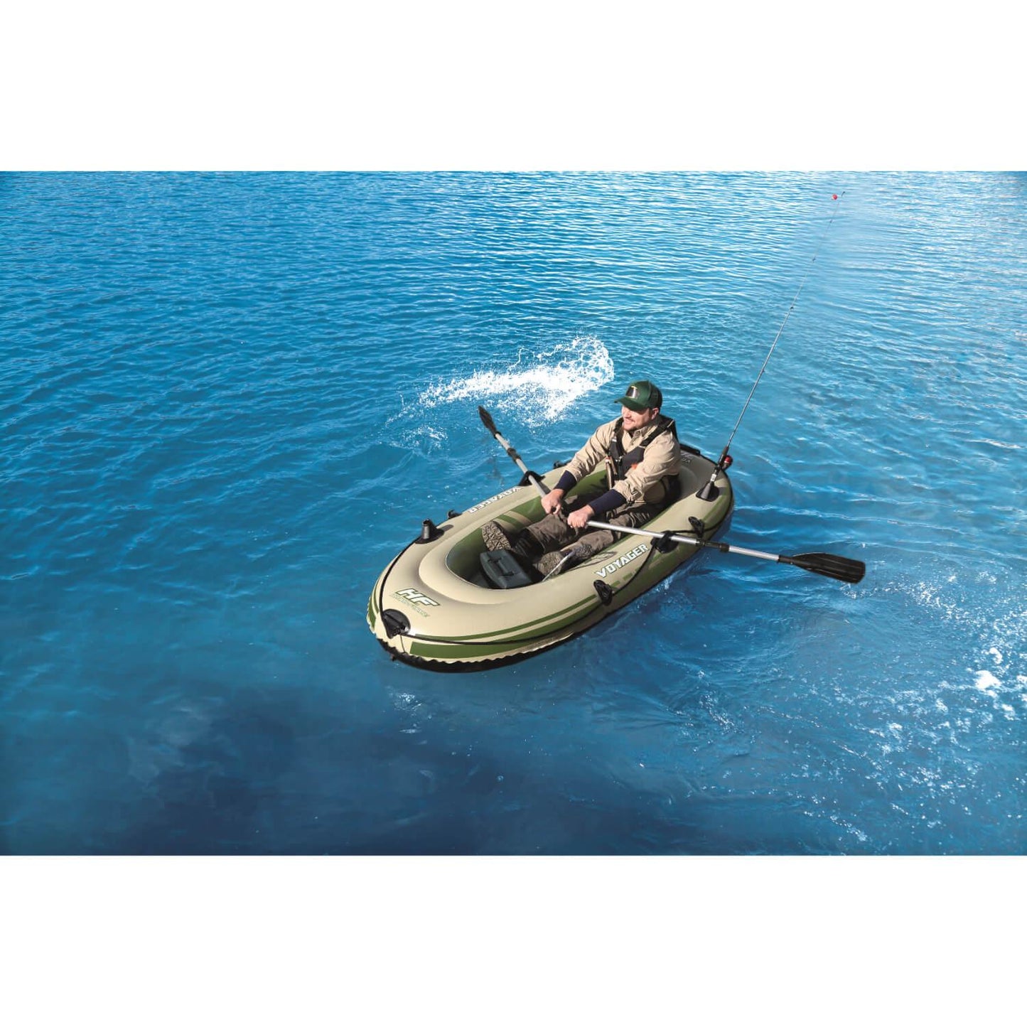 Bote Inflable Con Remos Voyager 300 2.43X1.02M Bestway