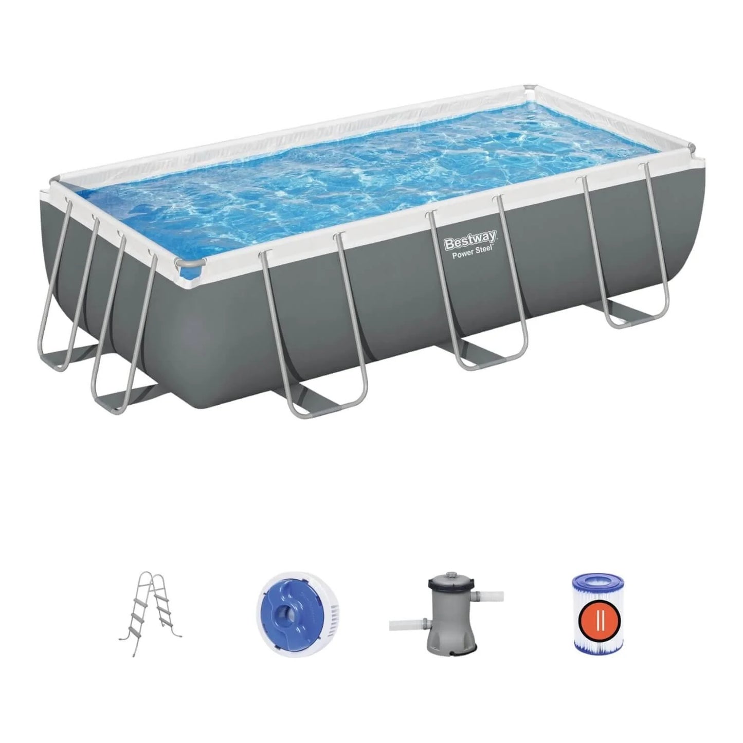 Piscina Bestway Redonda Filtro + Accesorios 6.10X1.32M