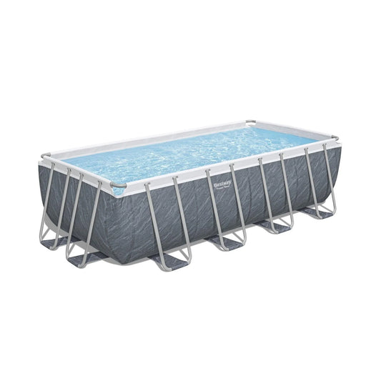 Piscina Bestway Rectangular C/Filtro Gris 4.88MX2.44MX1.22M