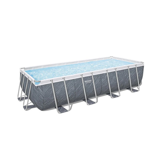 Piscina Bestway Rectangular C/Filtro Gris 5.49MX2.74MX1.22M