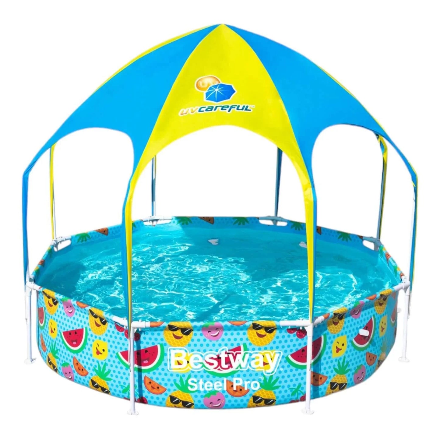 Piscina Bestway Redonda Con Toldo y Neblina Agua 2.44MX51Cm