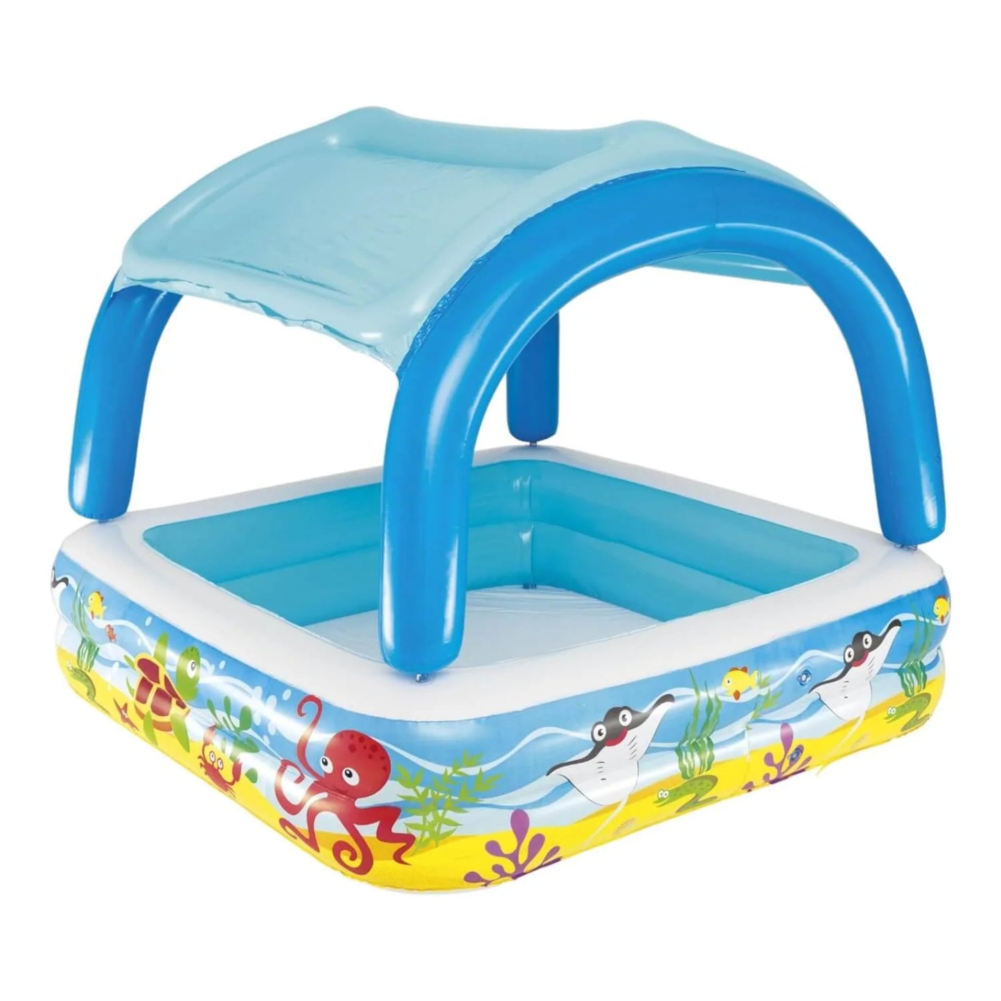 Piscina Inflable Bestway Con Toldo Desmontable 140x140x114cm