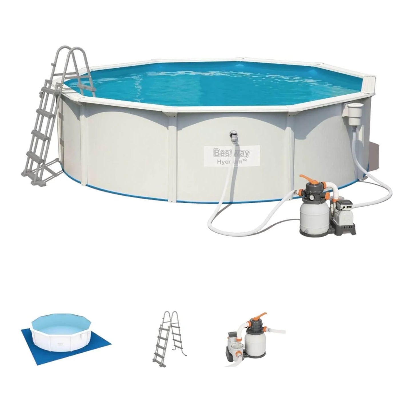 Piscina Bestway Redonda Hydrium Filtro+Accesorios 4.60X1.20M