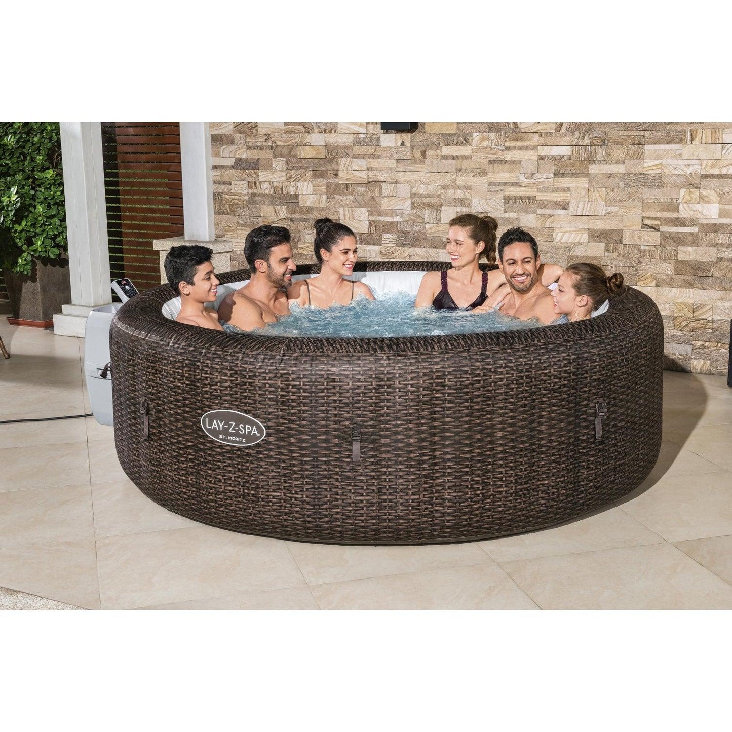 Hot Tub Spa Jacuzzi Inflable St. Moritz 7 Personas Bestway