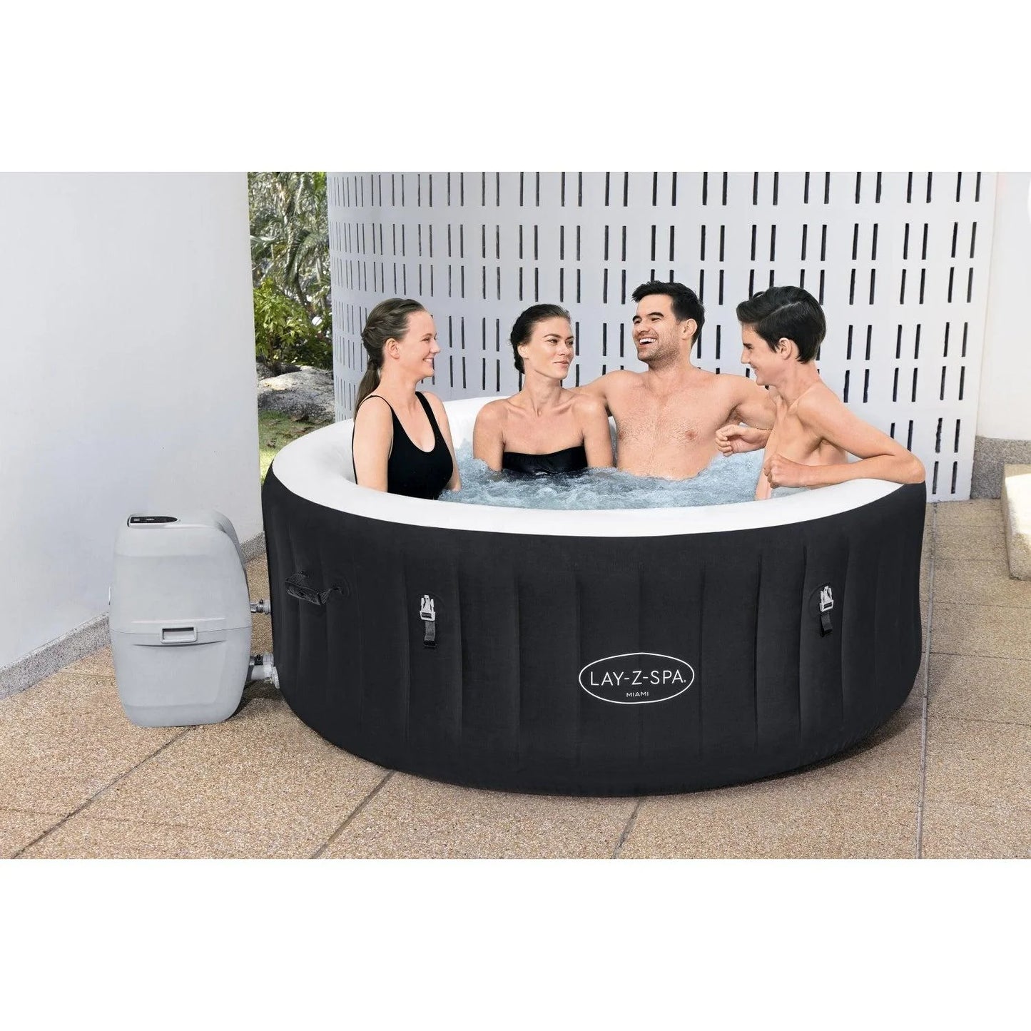 Hot Tub Spa Jacuzzi Inflable Miami 4 Personas Bestway